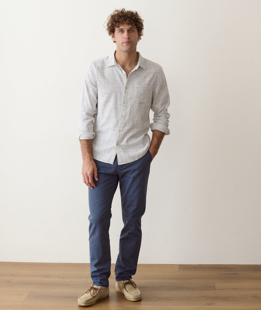 Stretch Selvage Long Sleeve Shirt