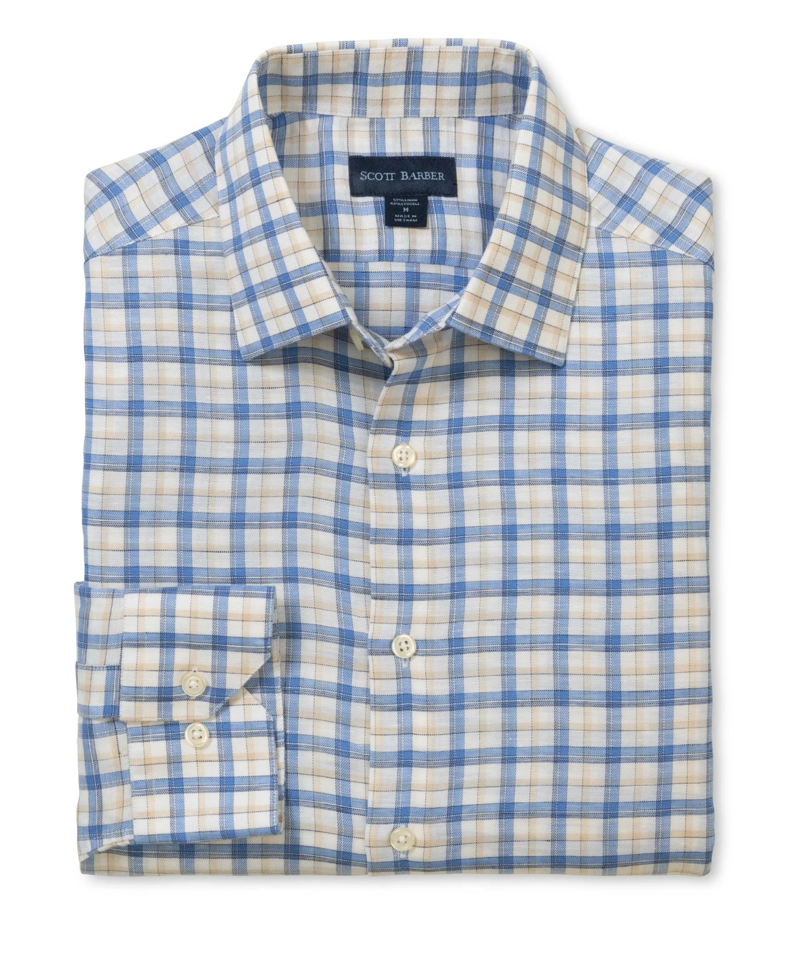 Coastal Linen Plaid