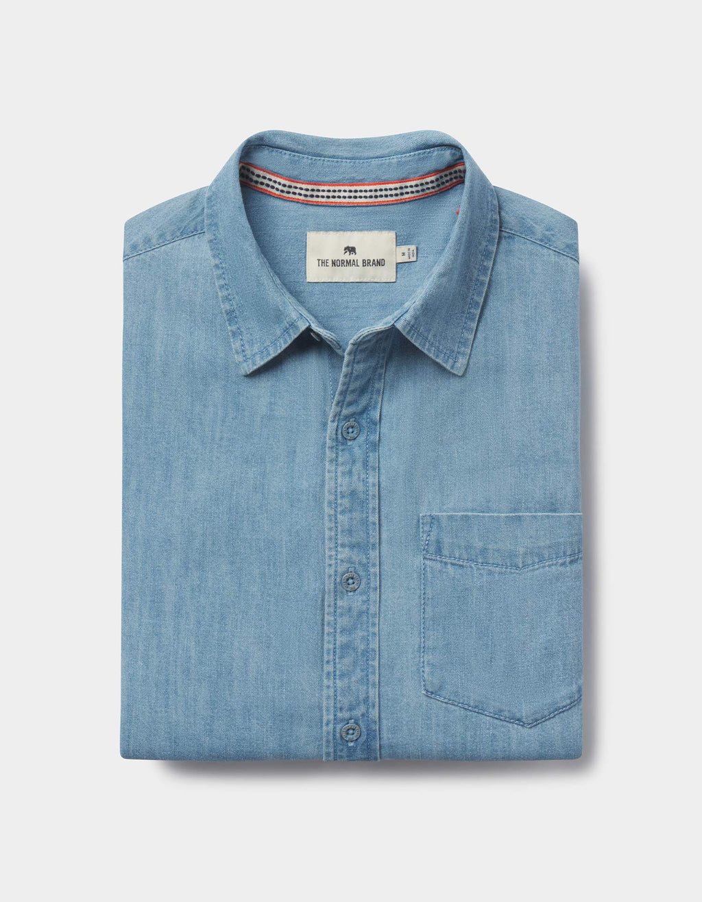 Cotton Denim LS Button Up