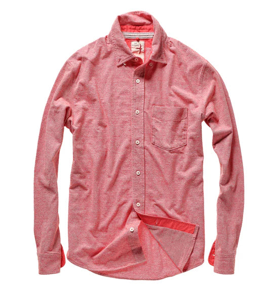 Fineline Knit Buttondown