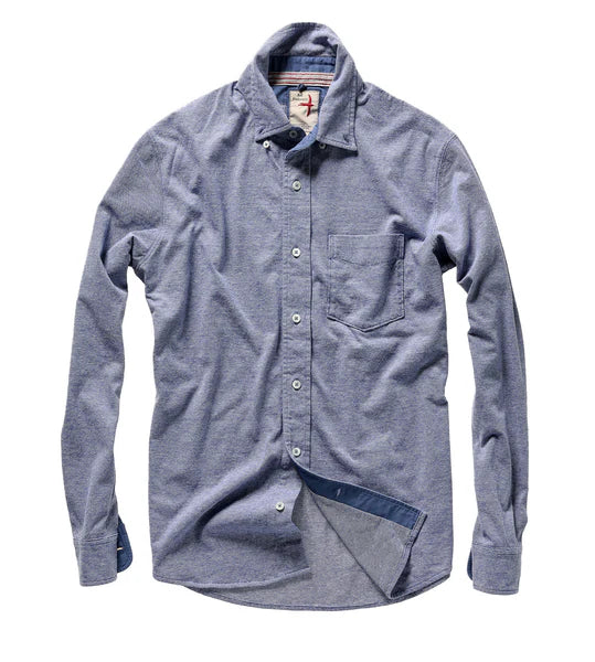 Fineline Knit Buttondown