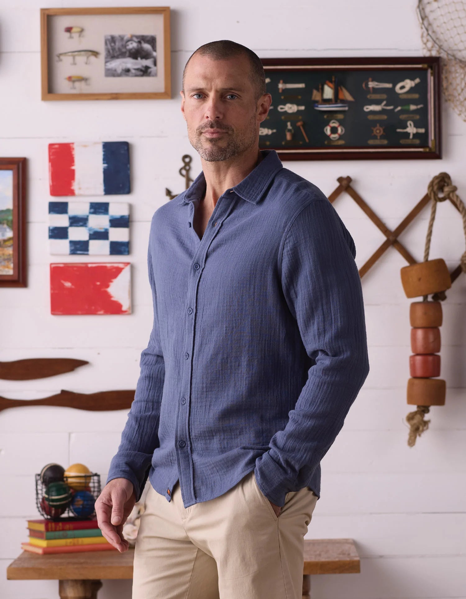 Kalo LS Button Up