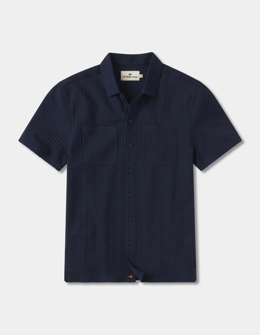 SS Knit Getaway Button Up