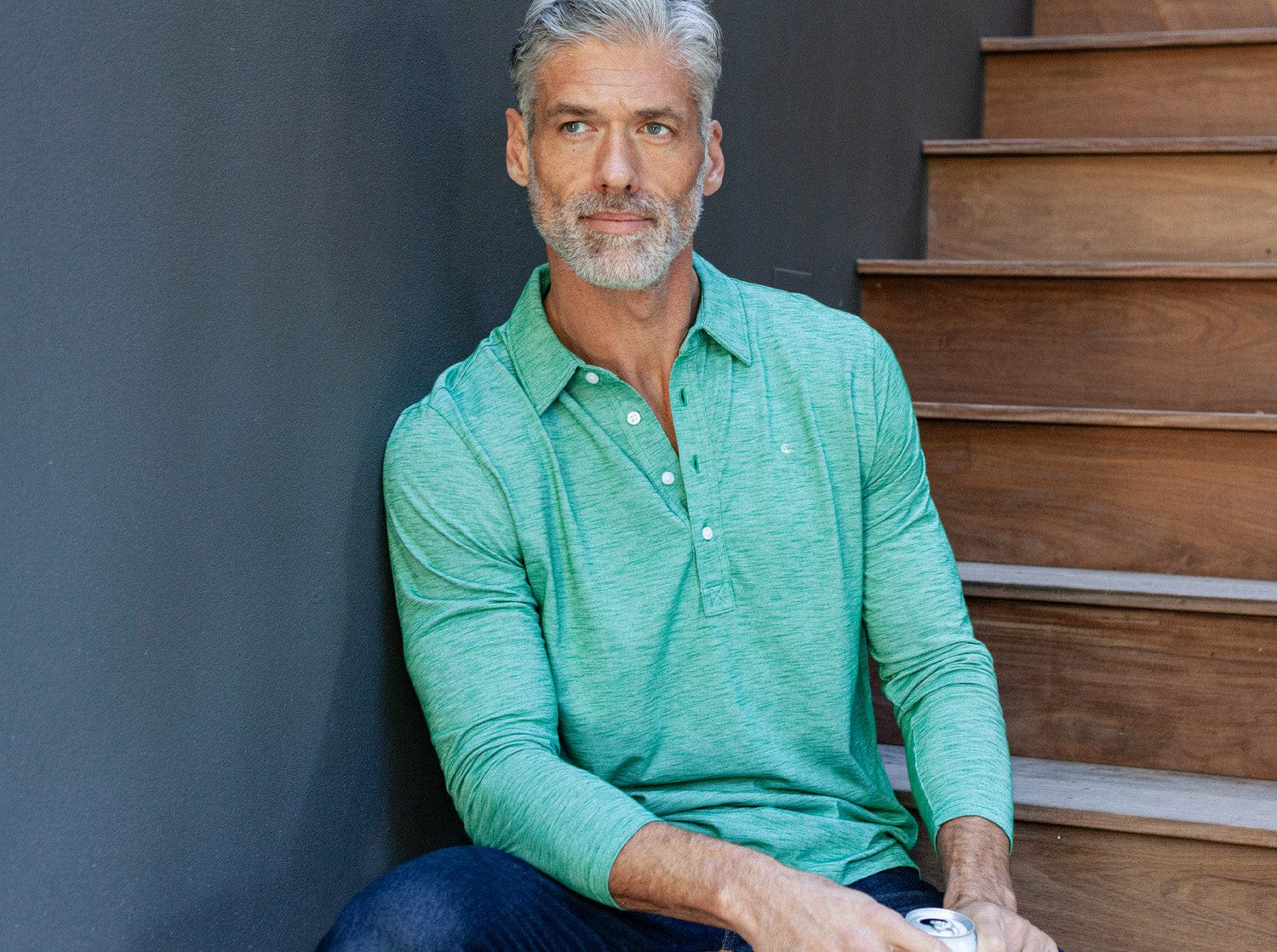 Brrr Long Sleeve Range Polo