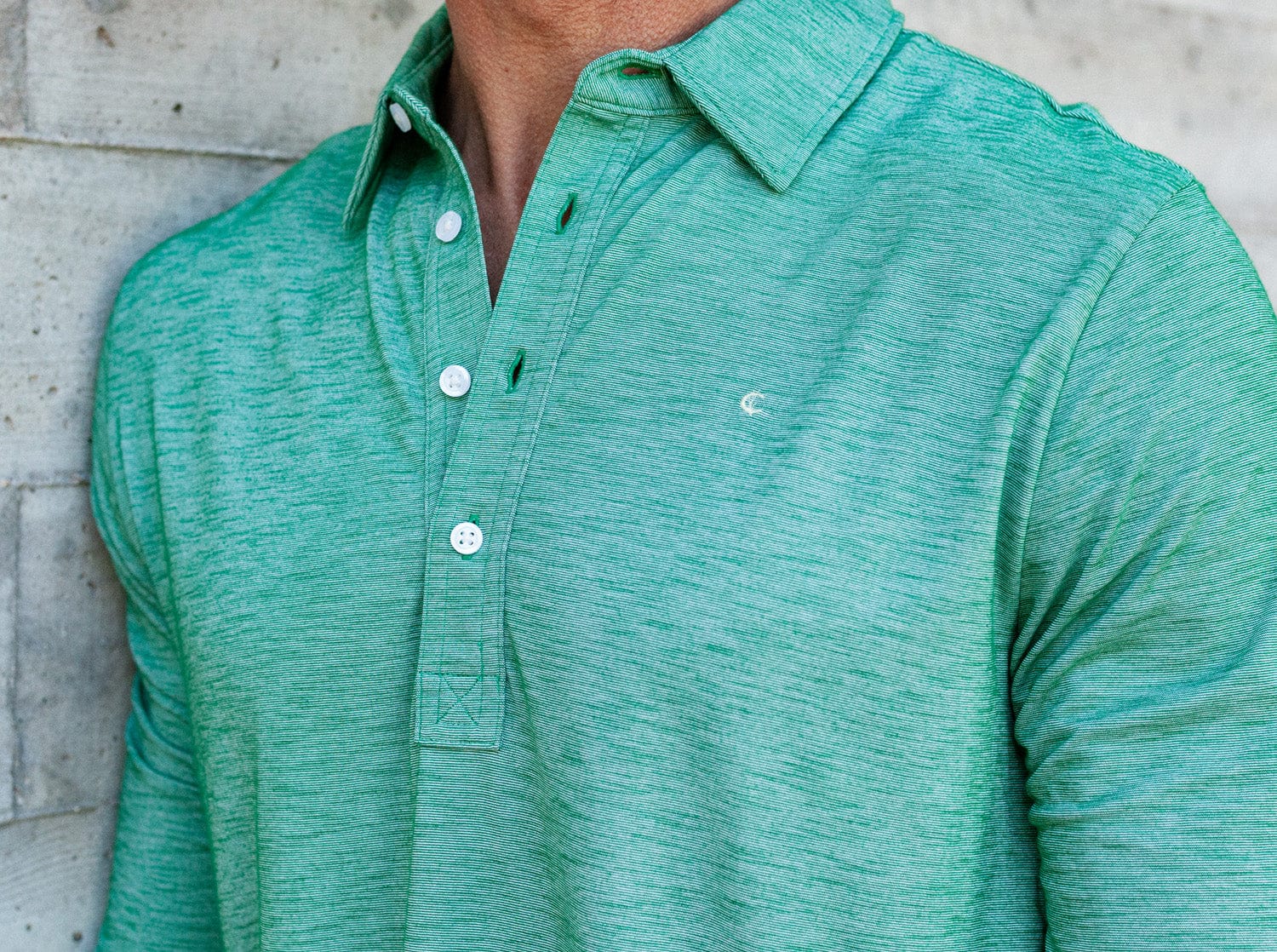Brrr Long Sleeve Range Polo