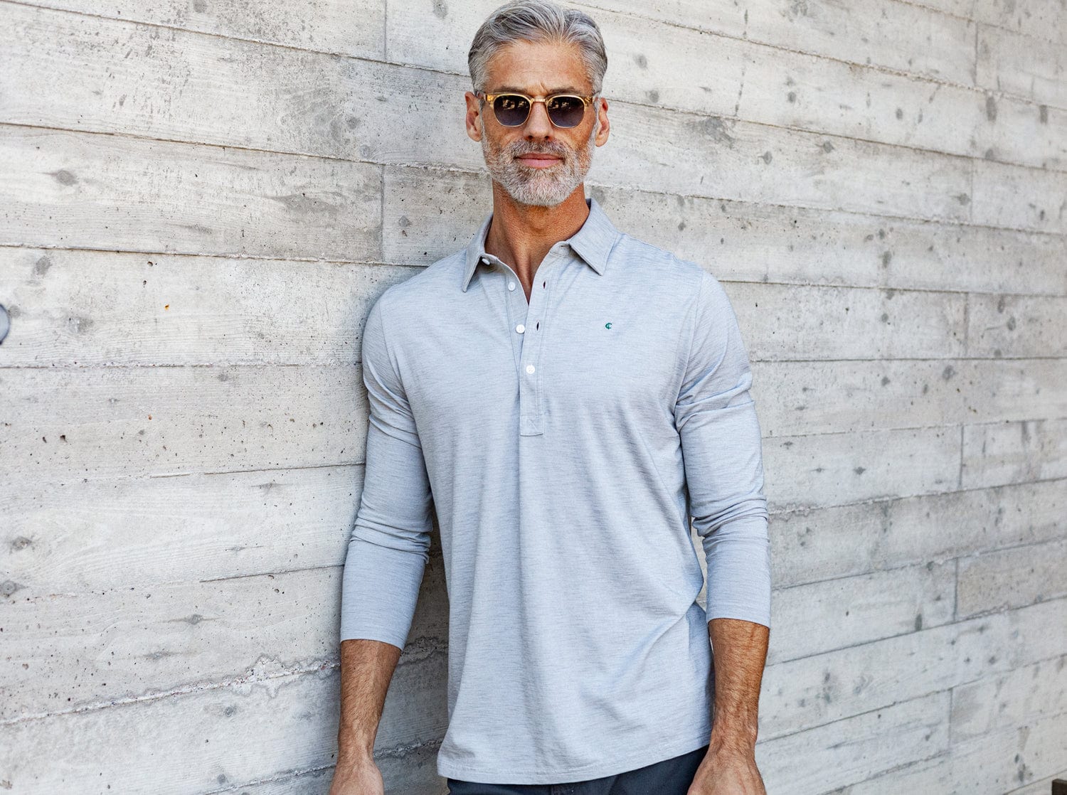 Brrr Long Sleeve Range Polo