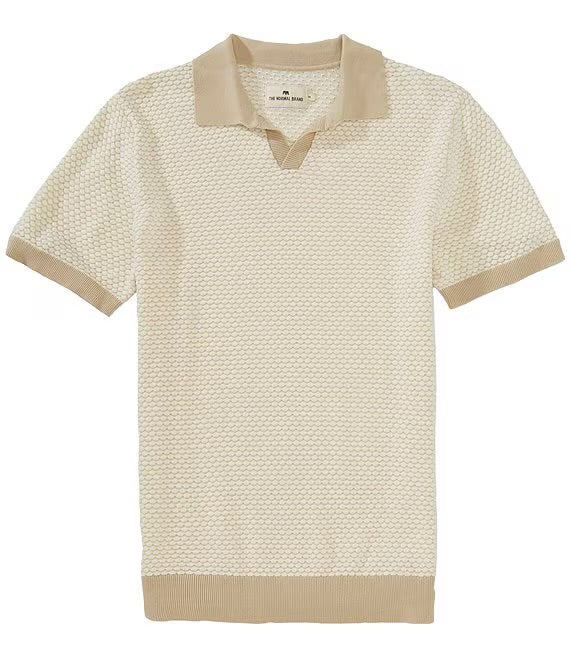 Robles Knit Jacquard Polo
