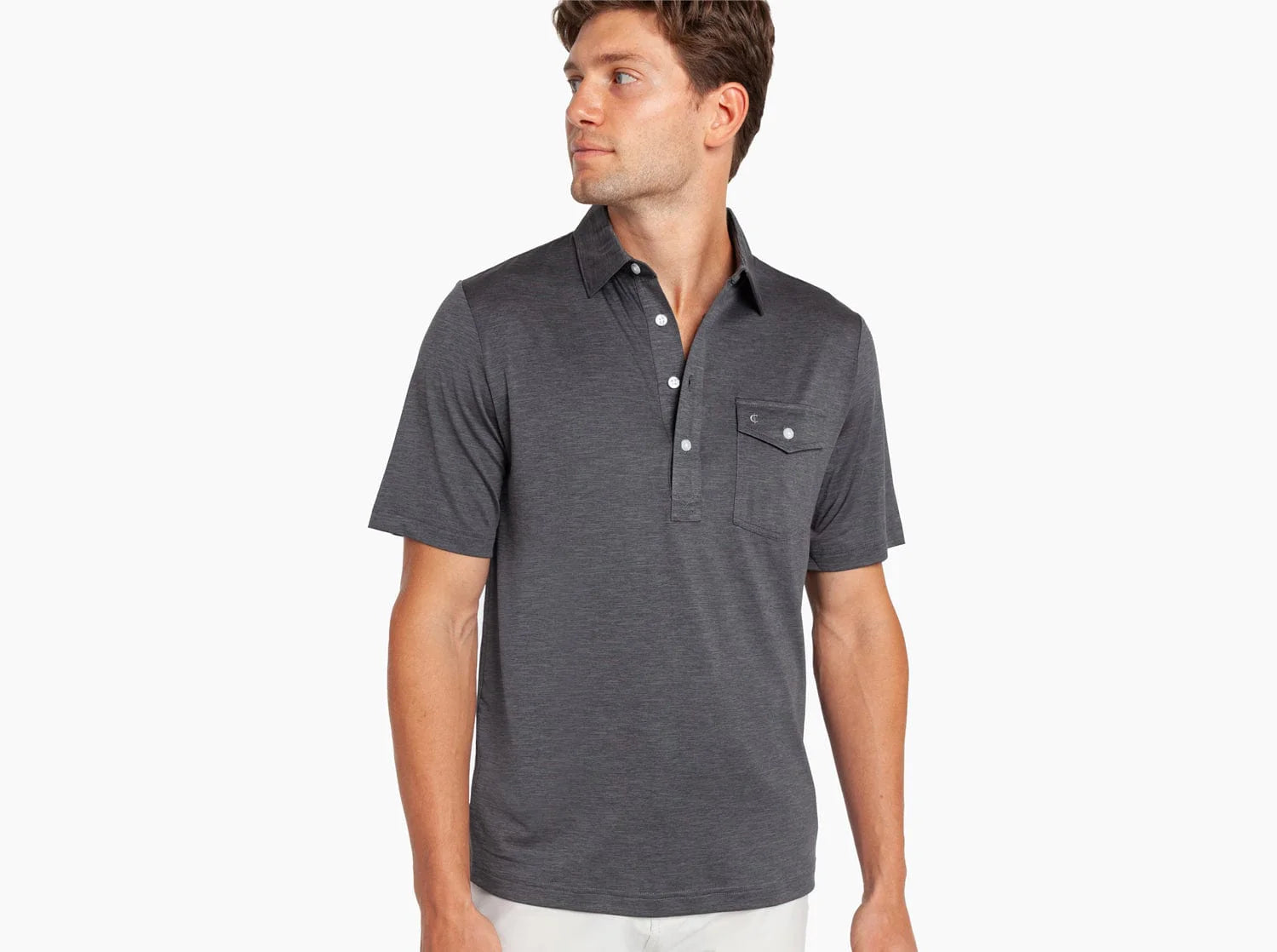 Heather Performance Sport Players Shirt