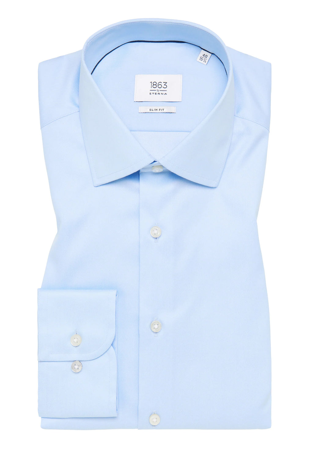 Luxury shirt slim fit cutaway collar