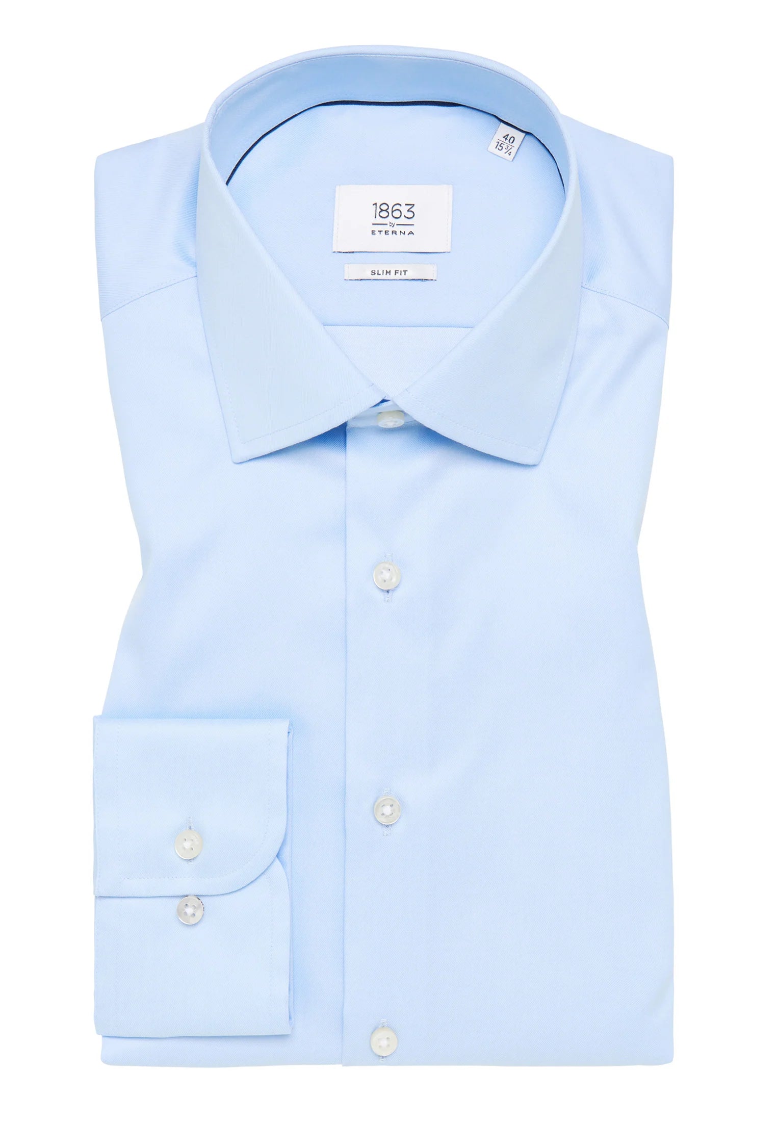 Luxury shirt slim fit cutaway collar