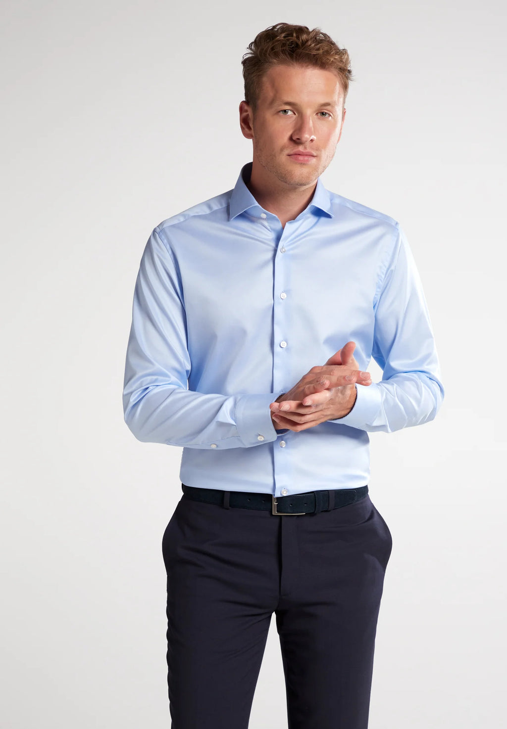 Luxury shirt slim fit cutaway collar