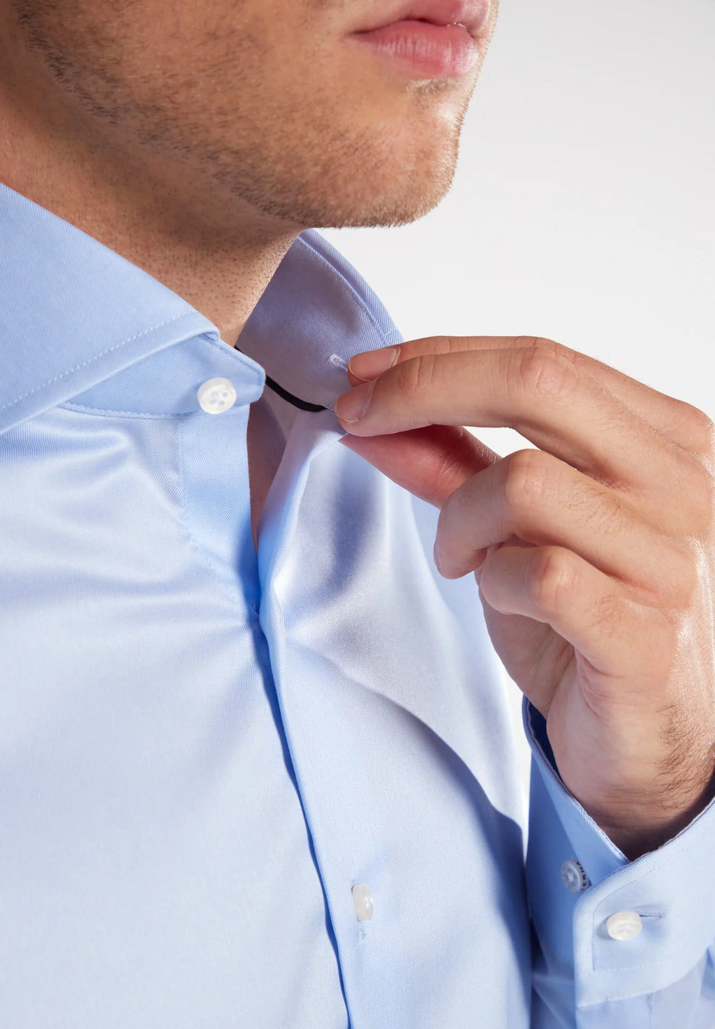 Luxury shirt slim fit cutaway collar