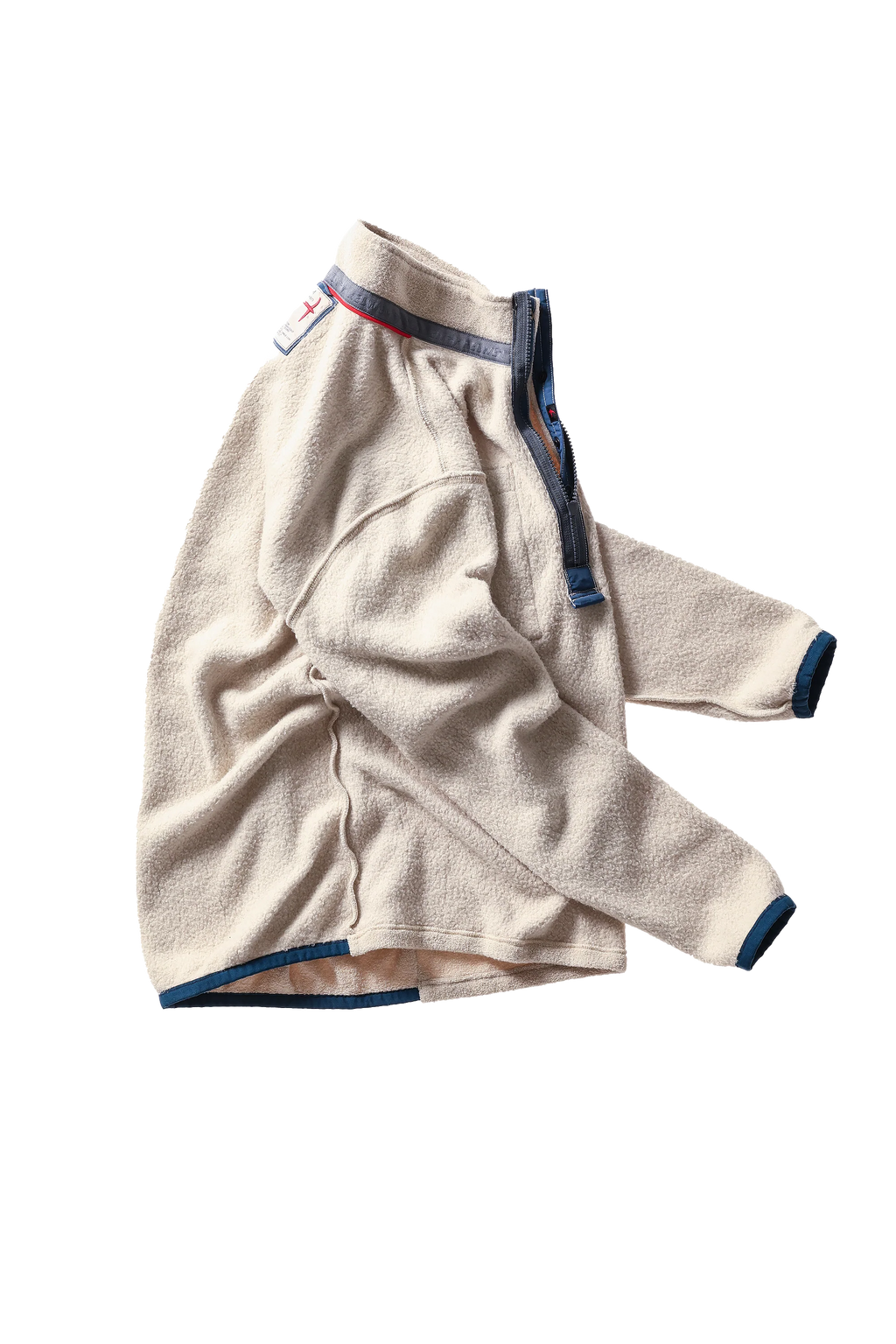 Terry Snap-Zip Mock