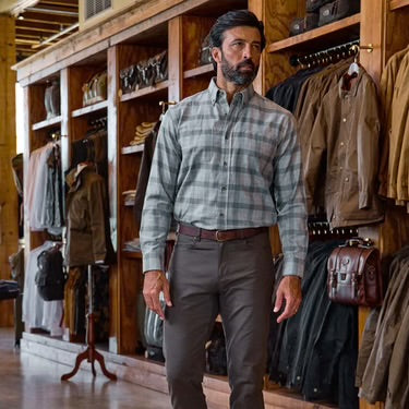 Dixon Brushed Cotton Twill Shirt