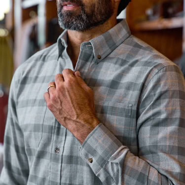 Dixon Brushed Cotton Twill Shirt