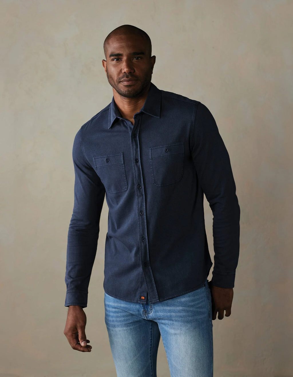 Lennox Jersey Button Up