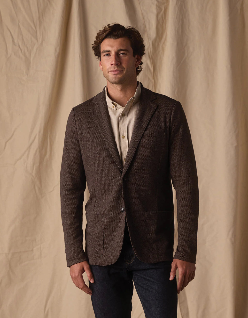 Stretch Knit Blazer