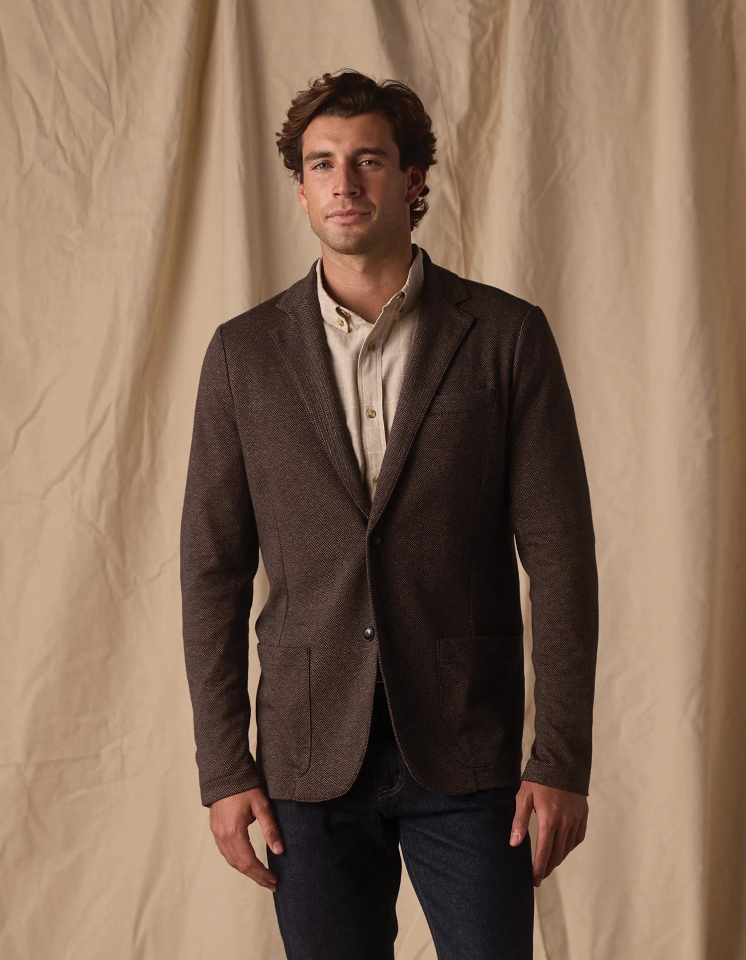 Stretch Knit Blazer