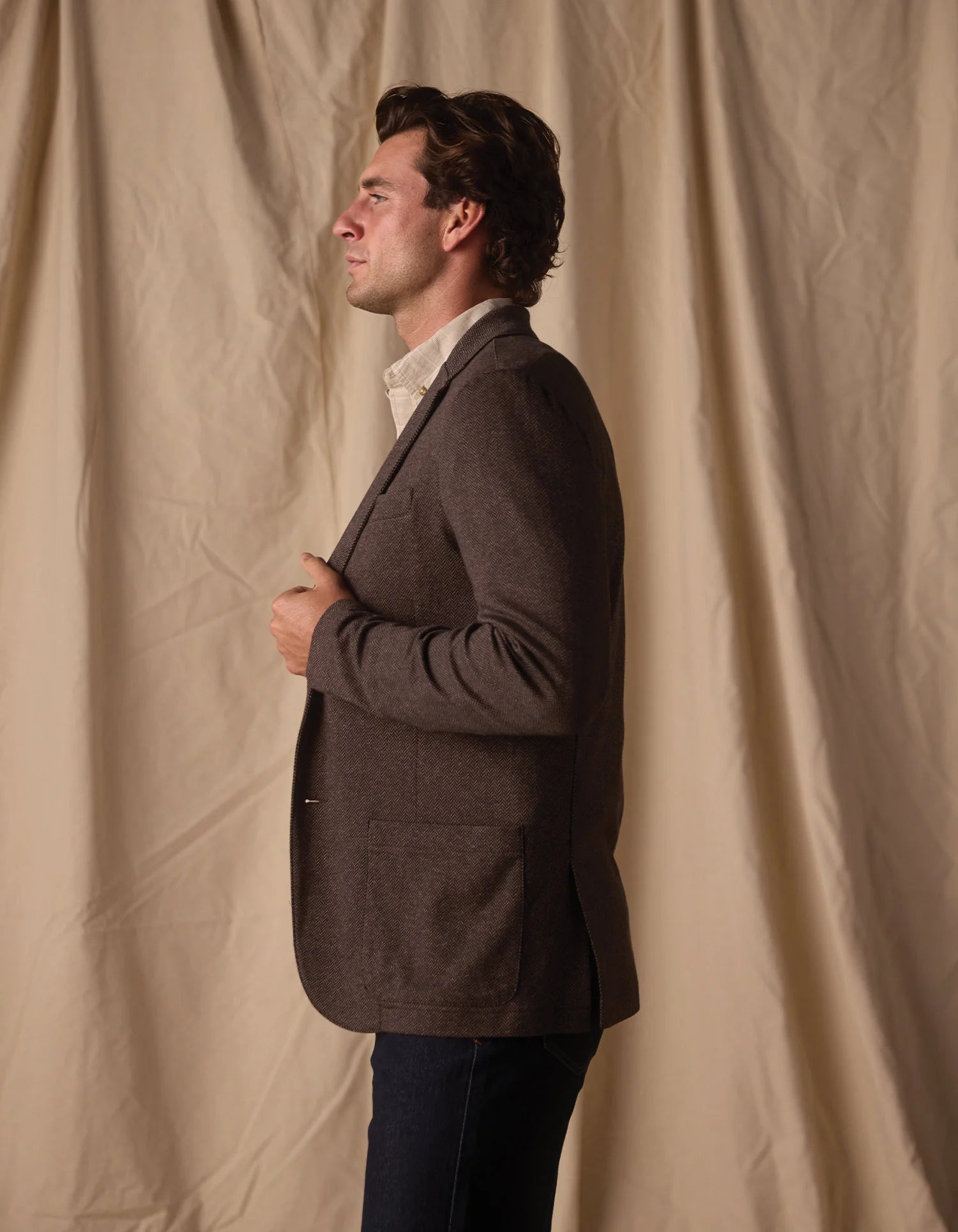 Stretch Knit Blazer