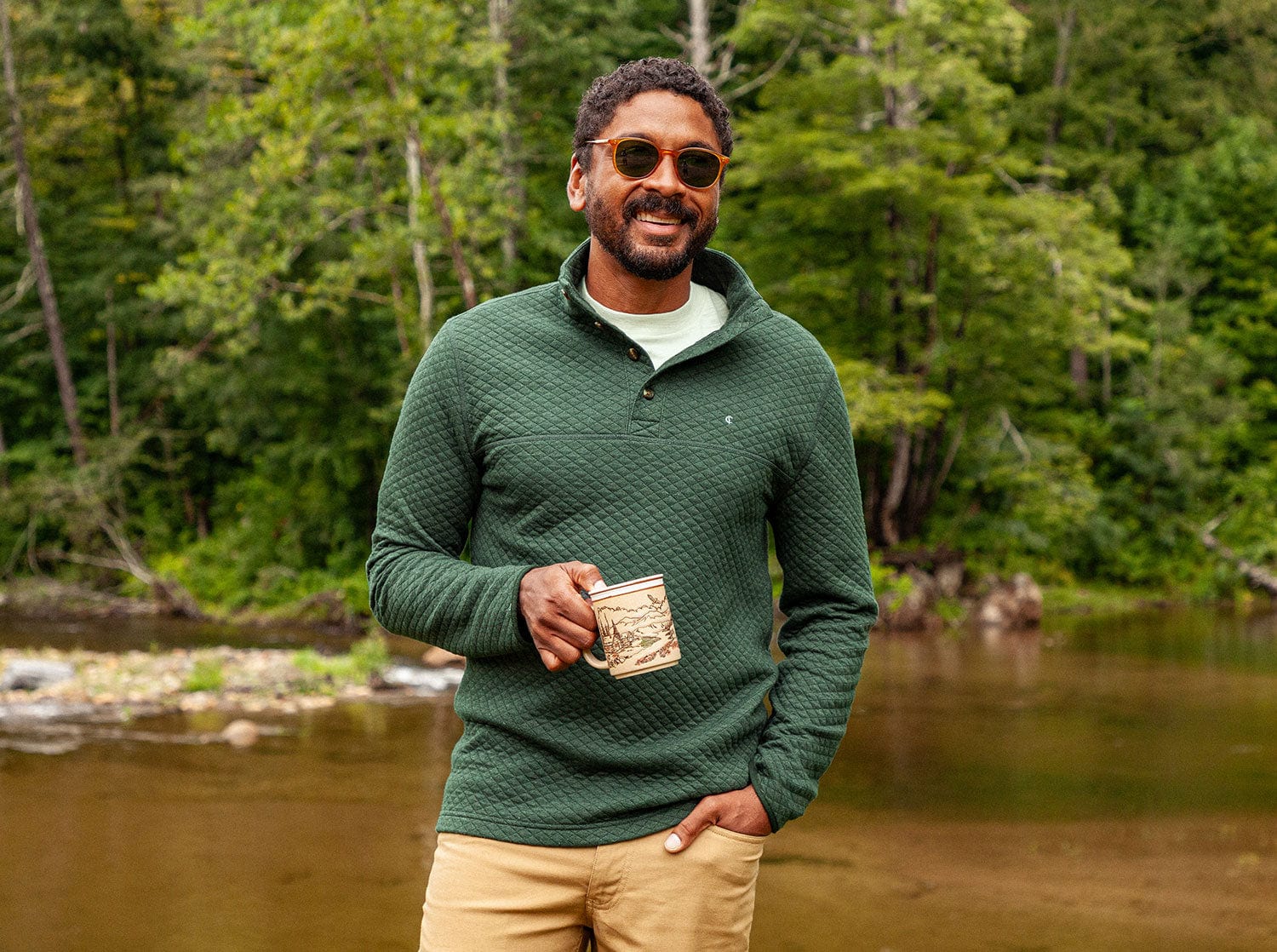 Quilted Pullover