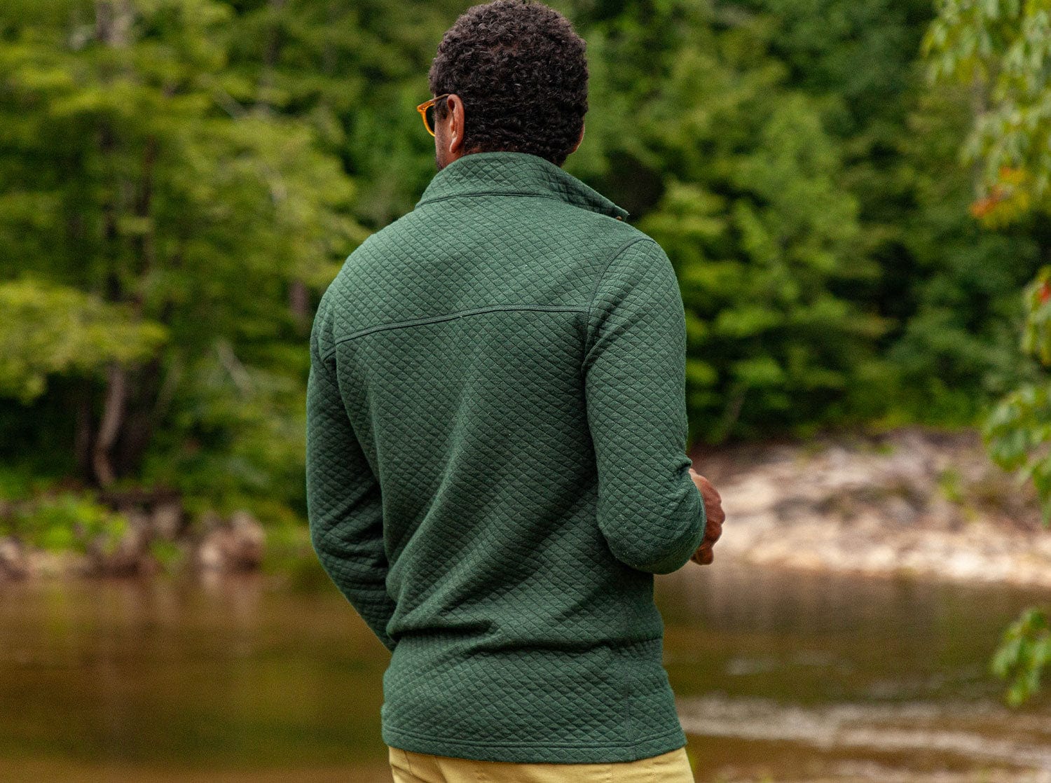 Quilted Pullover