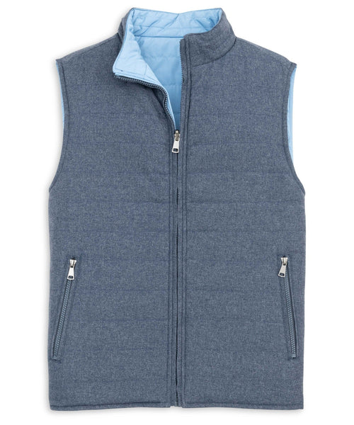 Reversible Quilted Vest – Gray Clothier