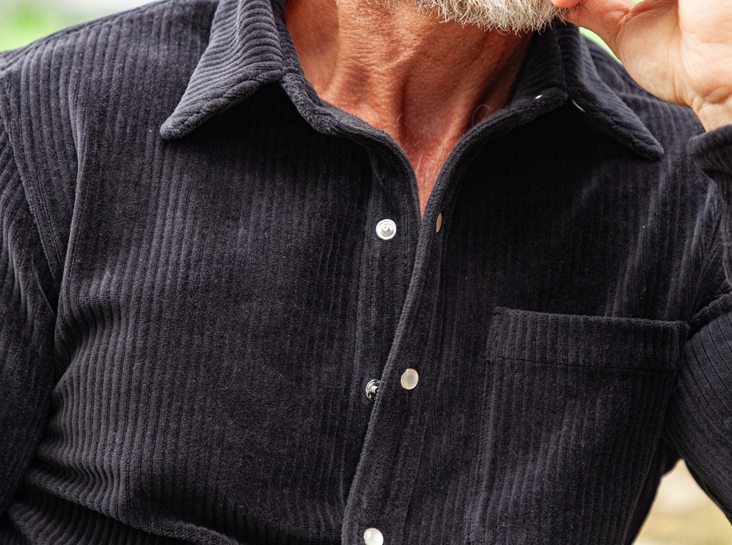 The Velour Pearl Snap