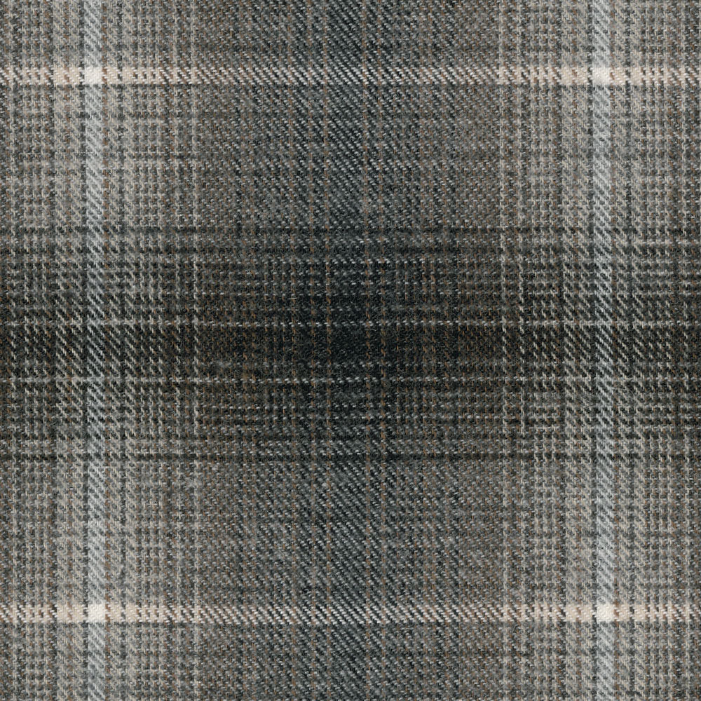 Cotton/Cashmere Flannel Ombre Plaid