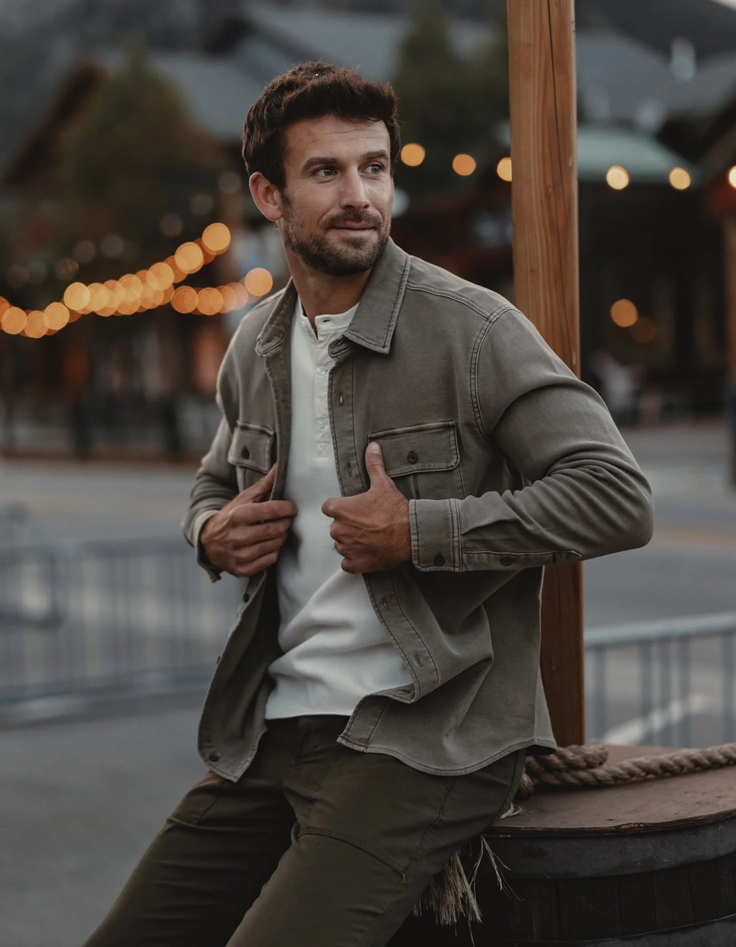 Comfort Terry Shirt Jacket