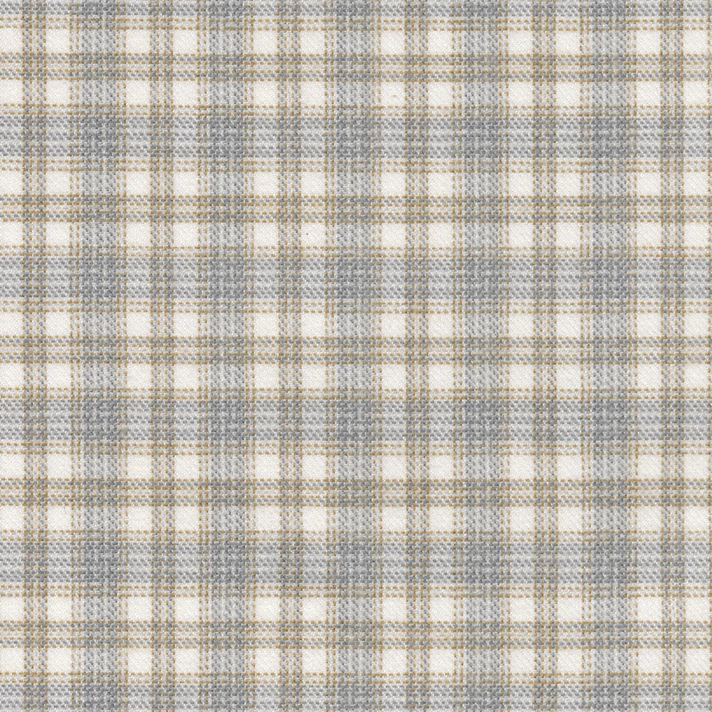 Marble Flannel Twill Tattersall