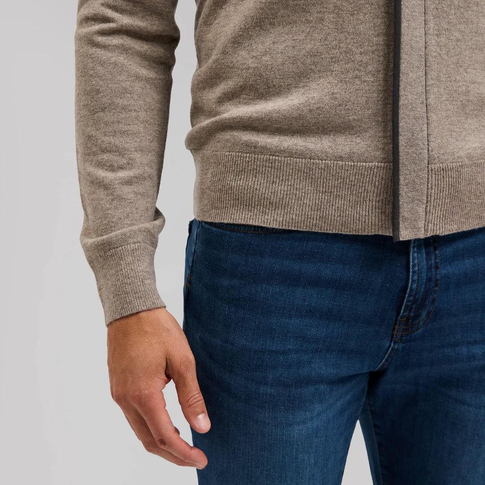 THE RAFAEL - MERINO / CASHMERE FULL ZIP