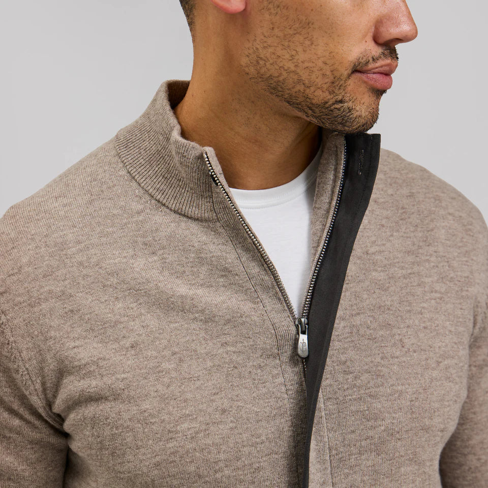THE RAFAEL - MERINO / CASHMERE FULL ZIP
