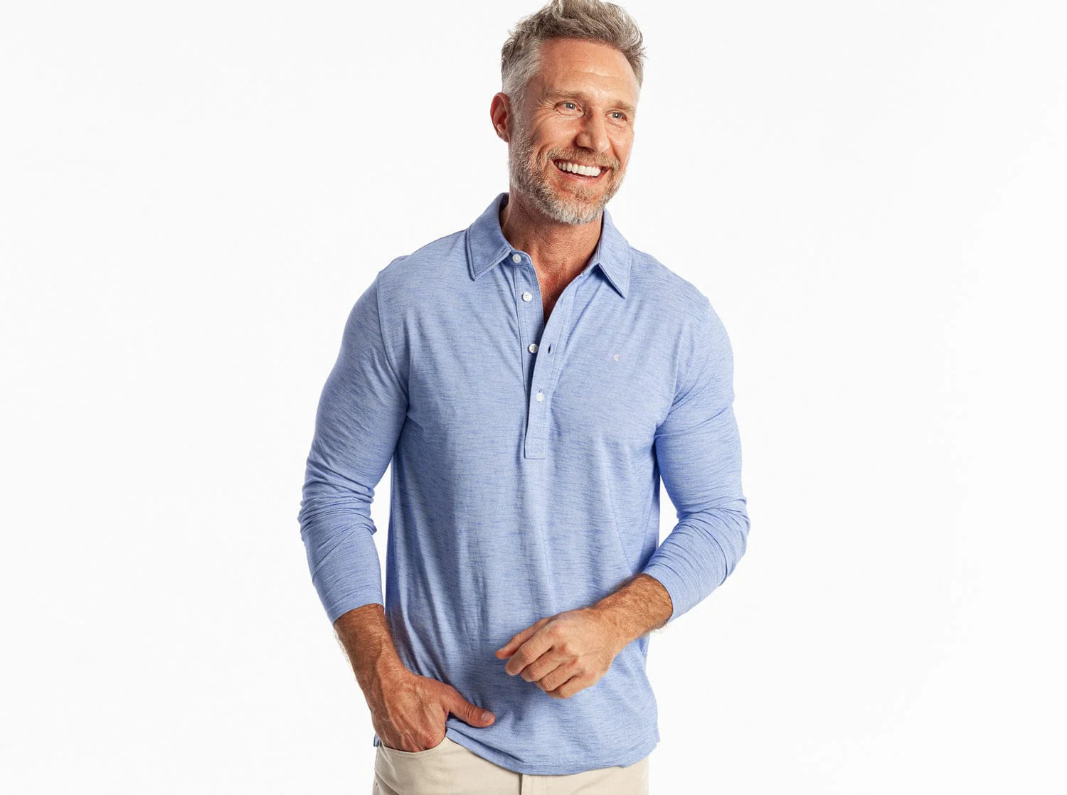 brrrº Long Sleeve Range Polo