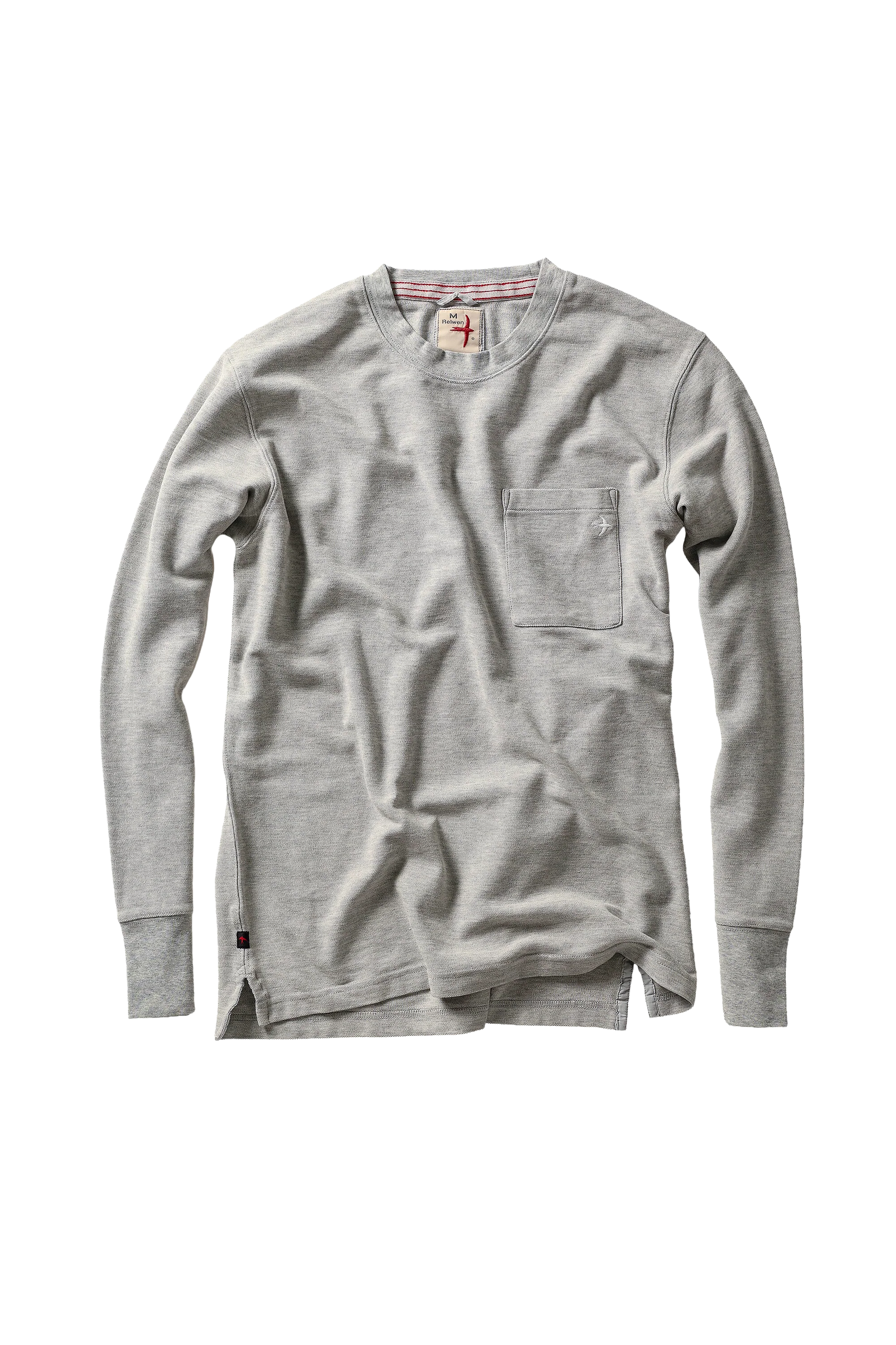 L/S Vintage Pique Crew