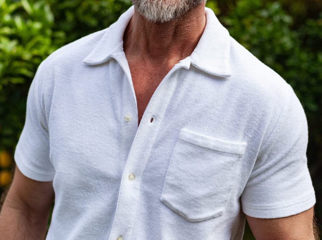 Terrycloth Button Down