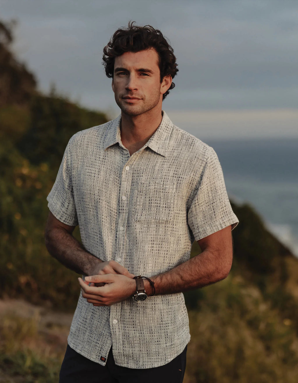 Freshwater Short Sleeve Button Up Shirt