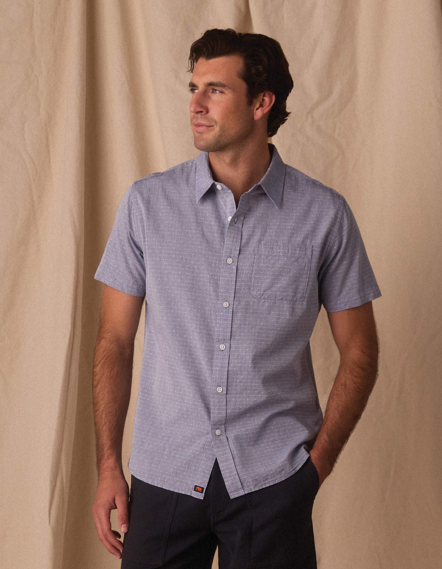 Freshwater Short Sleeve Button Up Shirt