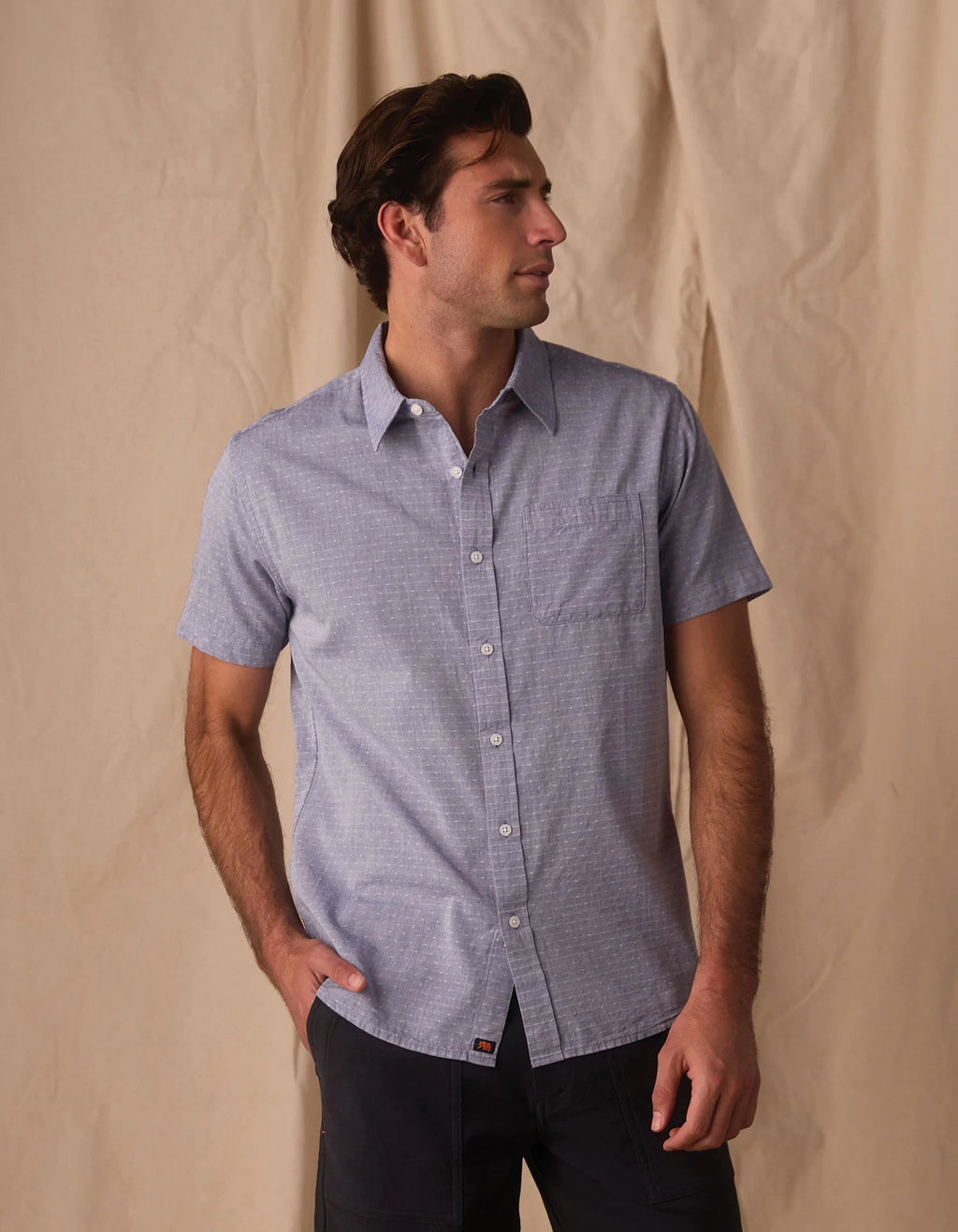Freshwater Short Sleeve Button Up Shirt