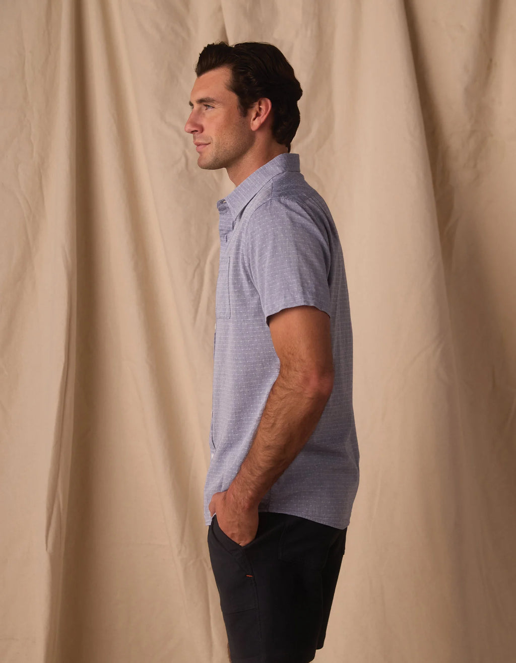 Freshwater Short Sleeve Button Up Shirt