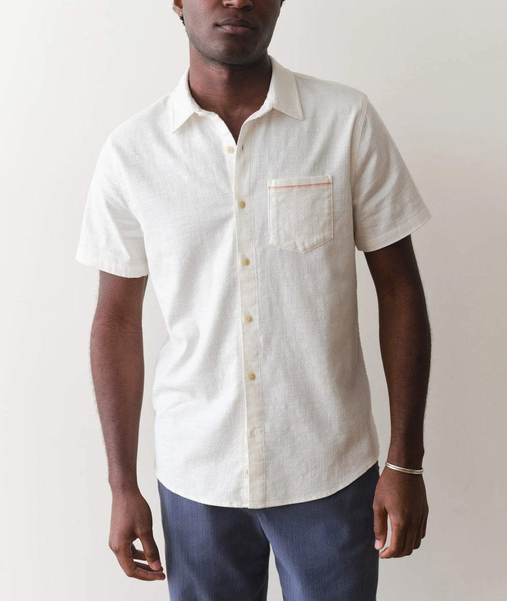 Stretch Selvage Short Sleeve Shirt