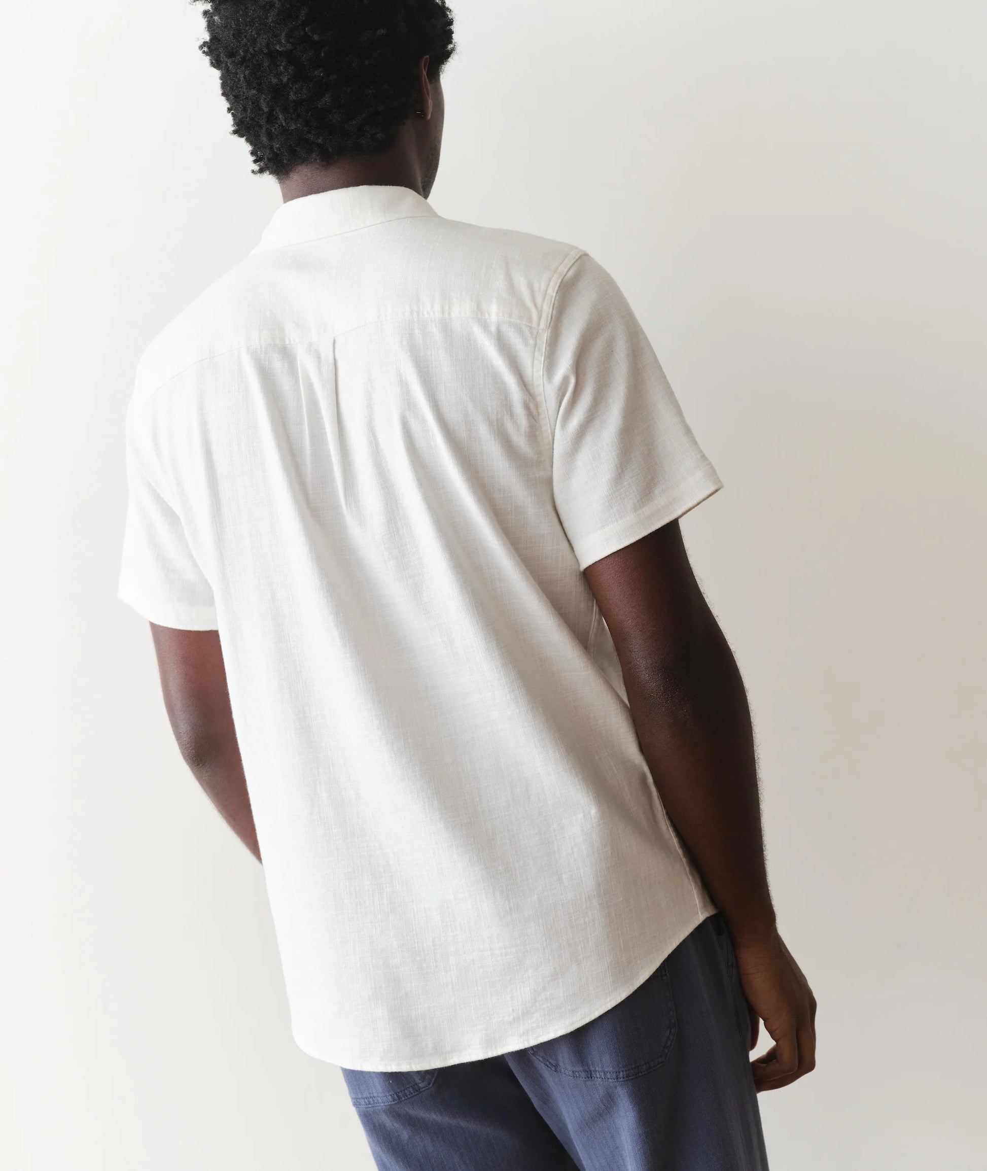 Stretch Selvage Short Sleeve Shirt