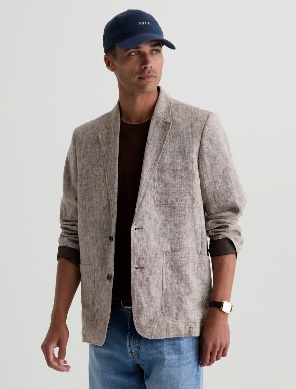 Leo Linen Blazer  Classic Fit