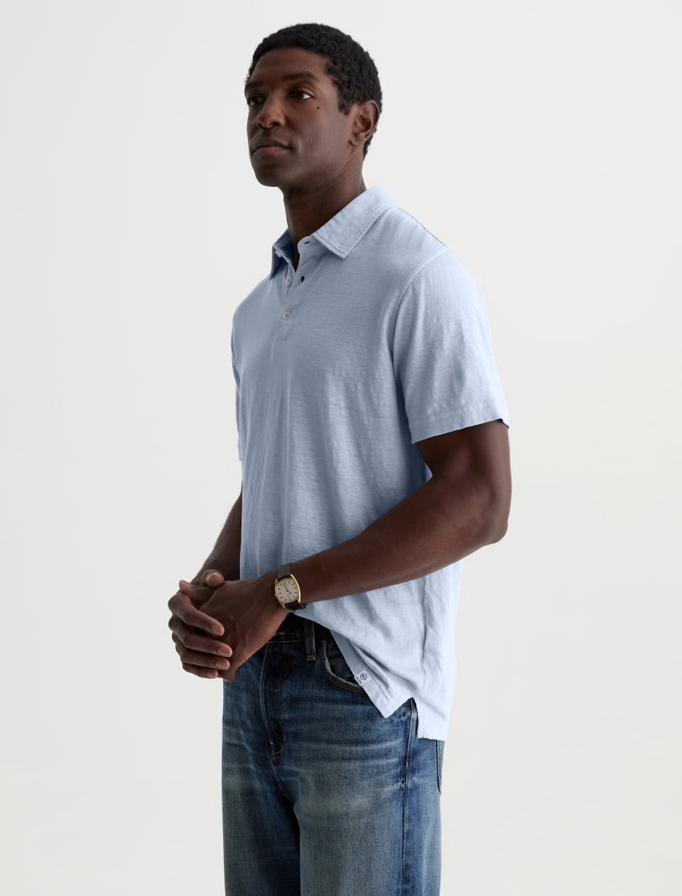 Bryce Polo  Classic Linen Short Sleeve Polo