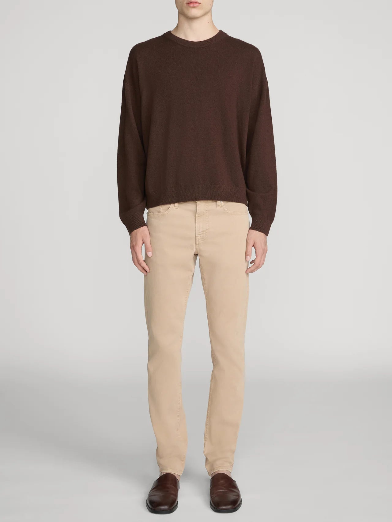 L'Homme Slim Brushed Twill