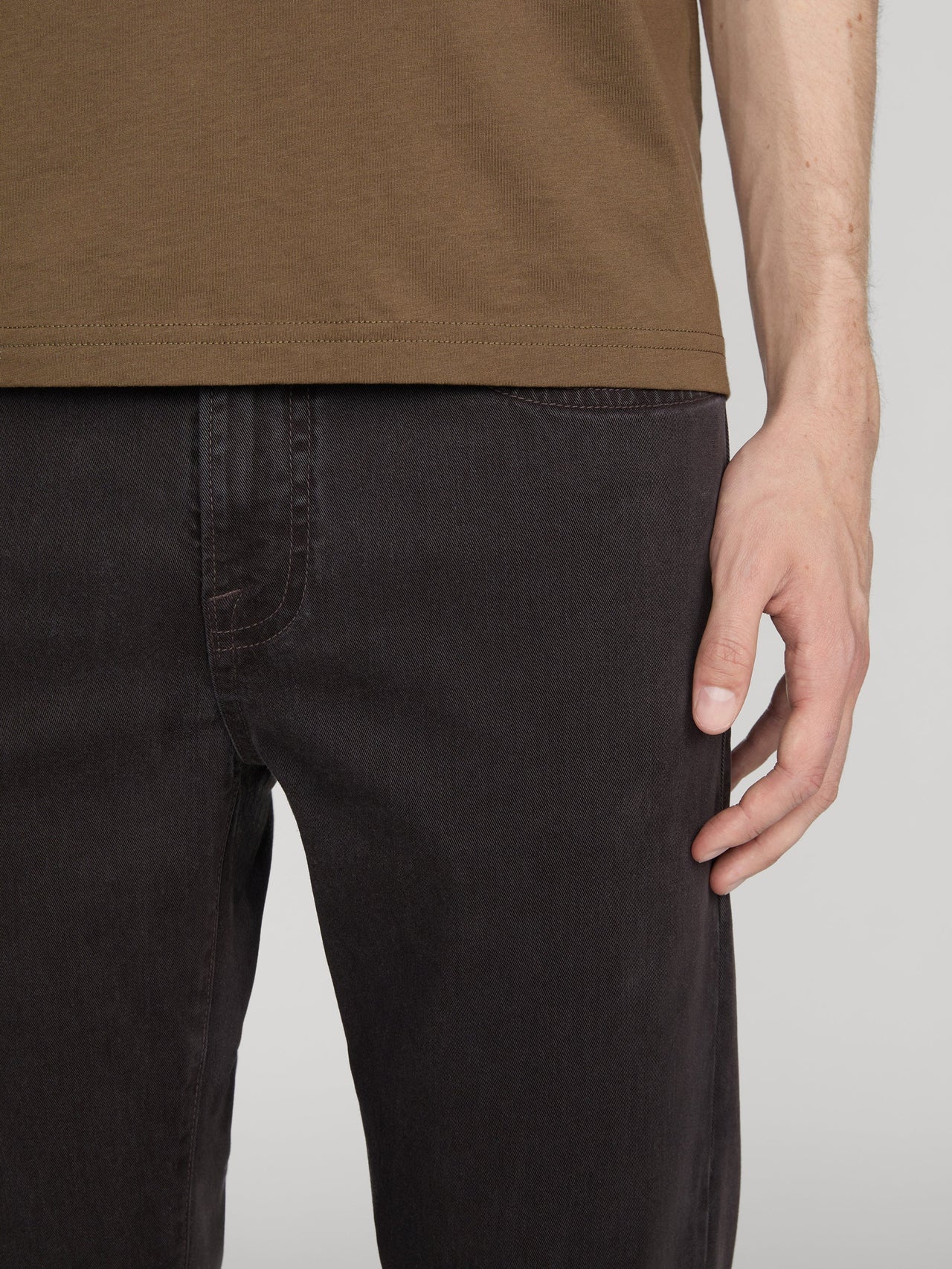 L'Homme Slim Brushed Twill