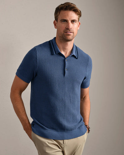Fine Knit Sweater Polo