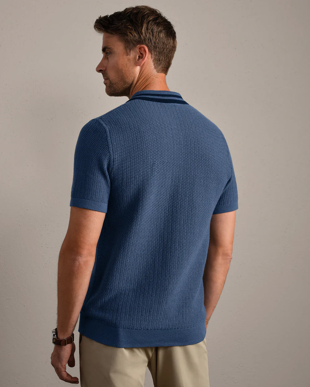 Fine Knit Sweater Polo