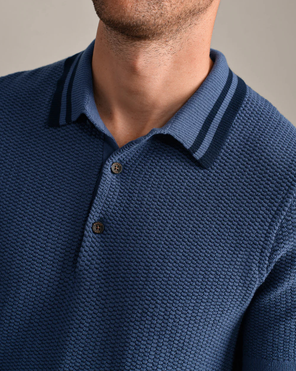 Fine Knit Sweater Polo