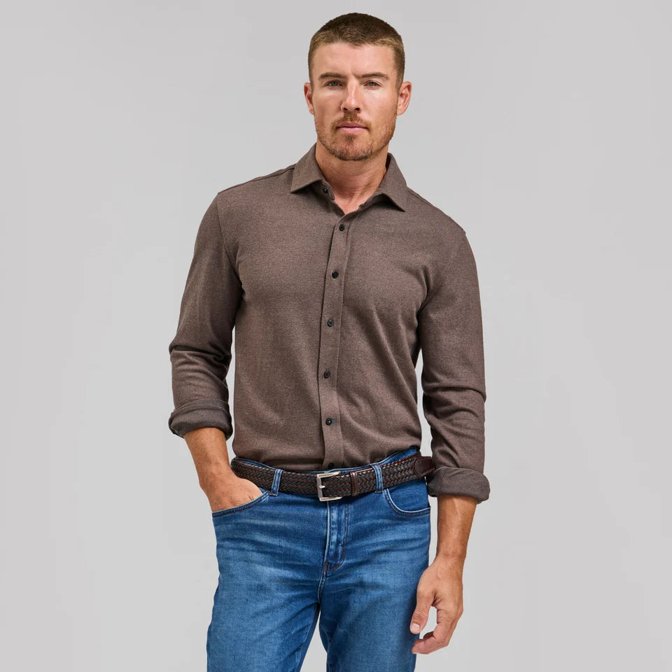 THE CLAUDE - HEATHER TECH BUTTON DOWN