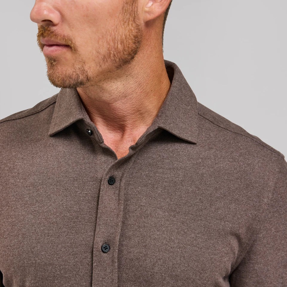 THE CLAUDE - HEATHER TECH BUTTON DOWN